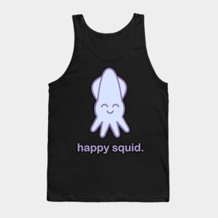 Happy Squid | Cute Kawaii Anime Squid Tank Top